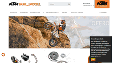 Desktop Screenshot of ktm-shop24.de